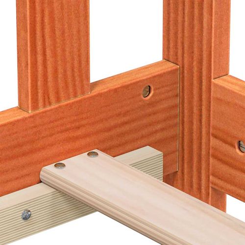 Łóżko dzienne bez materaca, woskowy brąz, 80x200 cm, sosnowe na Arena.pl