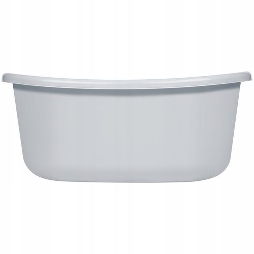 DUŻA MISKA WANIENKA OWALNA PLASTIKOWA Z UCHWYTAMI KOSZ NA PRANIE 45L SZARA na Arena.pl