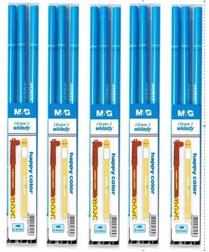 Wkład Do Długopisu 0,5 Niebieski Happy Color 9 Szt na Arena.pl