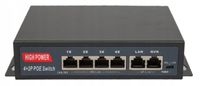 Switch Poe 4xPoe 2xUplink 75W HI-POE do kamer IP