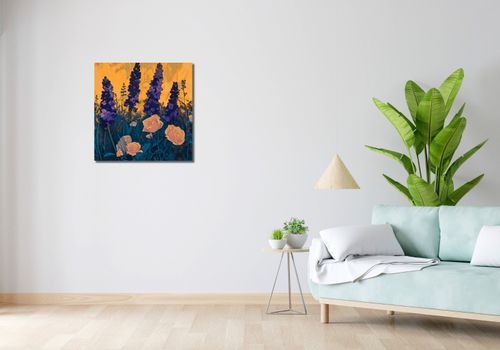 Obraz 60x60cm Złoty Ogród na Arena.pl