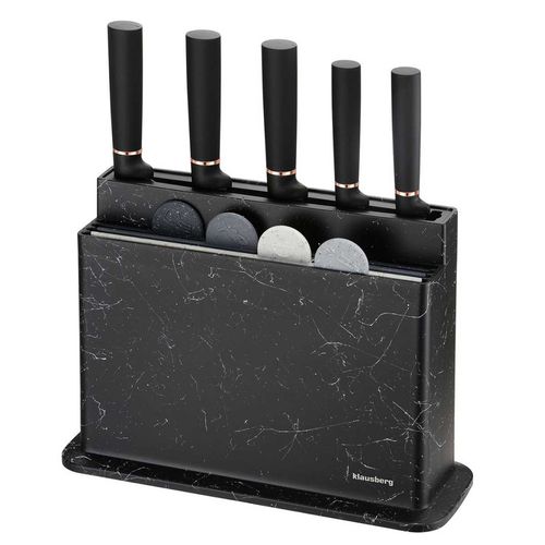 ZESTAW NOŻY I DESEK KUCHENNYCH W STOJAKU KLAUSBERG KB-7834 na Arena.pl