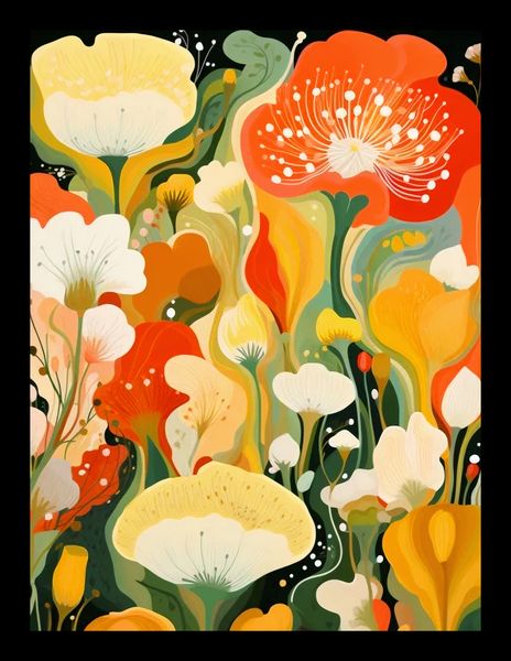 Plakat 15x20cm Kwiatowy Raj zdjęcie 2