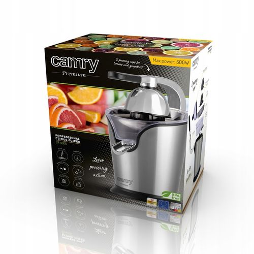 Wyciskarka do cytrusów Camry CR 4006 srebrny/szary max 500 W na Arena.pl