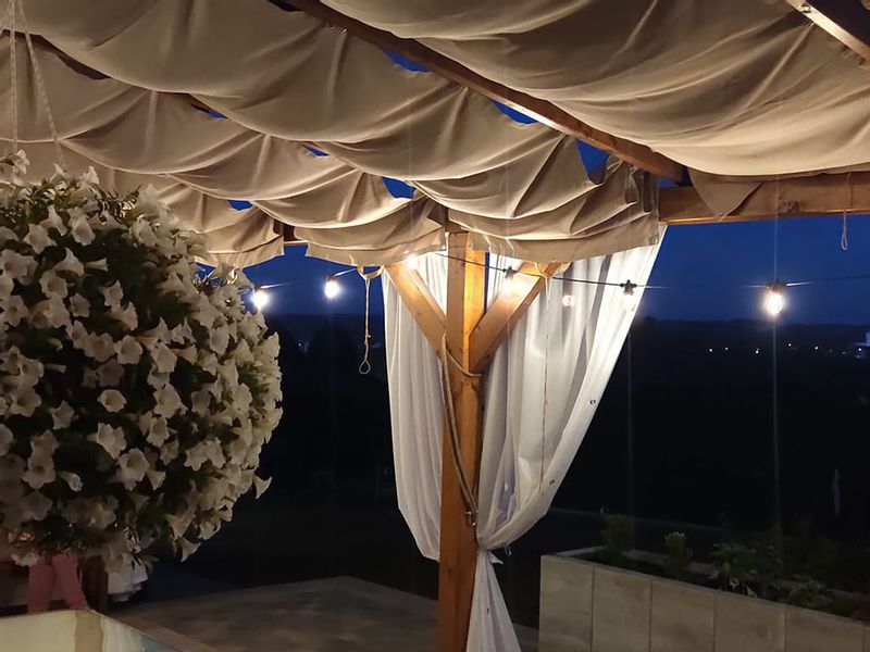 ŻAGIEL PRZECIWSŁONECZNY WODOSZCZELNY ROZSUWANY NA WYMIAR zdjęcie 6