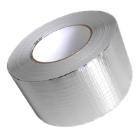 TAŚMA S3508 75mm/45m ALUMINIOWA 0,018mm ZBROJONA WŁÓKNEM SZKLANYM 5x5mm