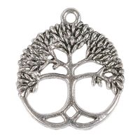 Zawieszka DRZEWO 23mm platyna 1szt.