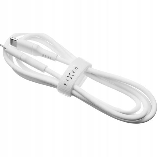 Kabel USB FIXED Kabel Liquid Silicone USB-C/USB-C 2m 60W biały na Arena.pl