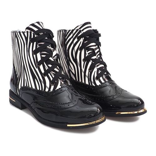 Botki Zebra 6722-1 Czarny r.40 na Arena.pl