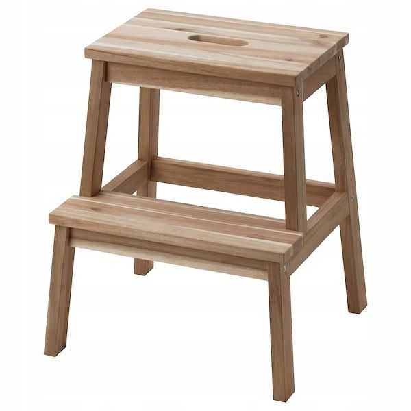 IKEA BEKVAM taboret ze schodkiem podest AKACJA zdjęcie 1