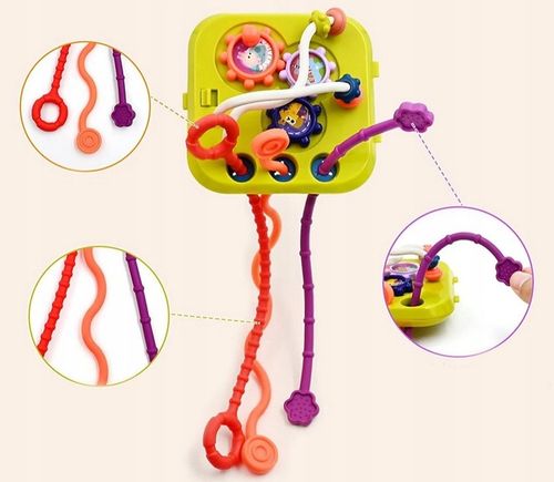 Kostka edukacyjna cymbałki kształty sorter 7w1 na Arena.pl