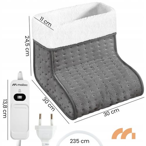 ELEKTRYCZNY BUT OGRZEWACZ STÓP NÓG MIĘKKI OCIEPLACZ Z PILOTEM 3 na Arena.pl