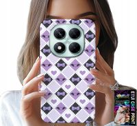ETUI DO XIAOMI NOTE 14 PRO+ 5G - MODNE SERCA KOKARDKI KOKARDA + SZKŁO