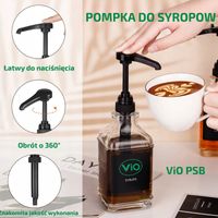 Pompka do Syropów ViO РSB – PODAJNIK UNIWERSALNY- Czarne