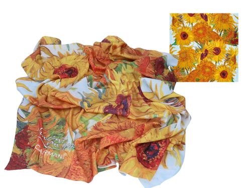 Chusta - V. van Gogh, Słoneczniki (CARMANI) na Arena.pl