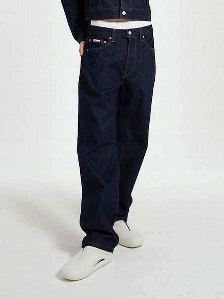 CALVIN KLEIN GRANATOWE JEANSY KIESZENIE (W36L34) zdjęcie 1