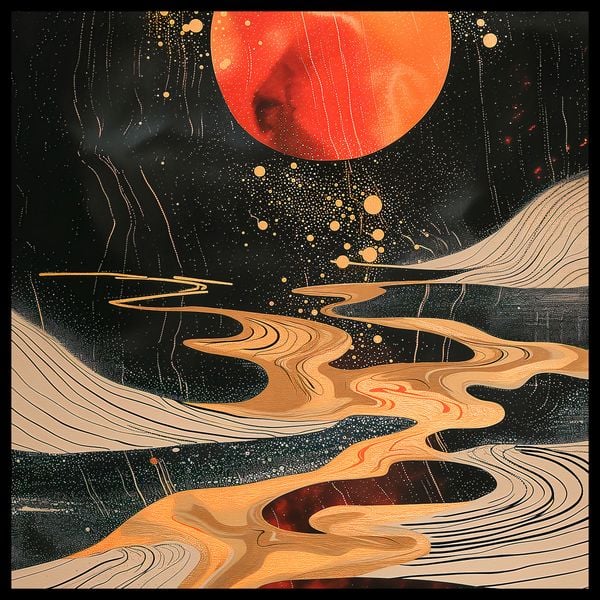 Plakat 50x50cm Planetarny Taniec zdjęcie 2