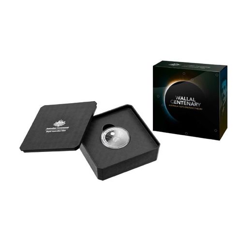 Wallal Centenary - Australia Tests Einstein's Theory 1 uncja Srebra 2022 Proof Domed Coin na Arena.pl