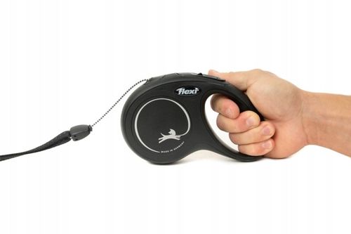 Flexi New Classic S linka 8m CZARNA do 12kg na Arena.pl