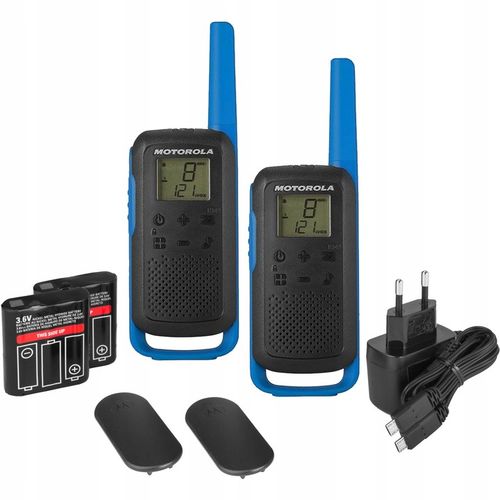 MOTOROLA T62 KRÓTKOFALÓWKI 4szt 8km WALKIE TALKIE na Arena.pl