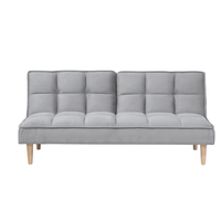 Sofa rozkładana jasnoszara SILJAN