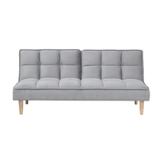Sofa rozkładana jasnoszara SILJAN