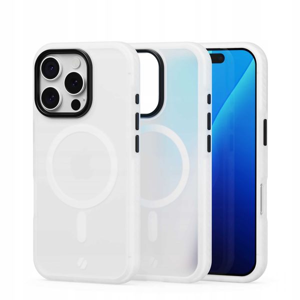 Spacecase Hybrid Fusion Mag Iphone 16 Pro Clear zdjęcie 2