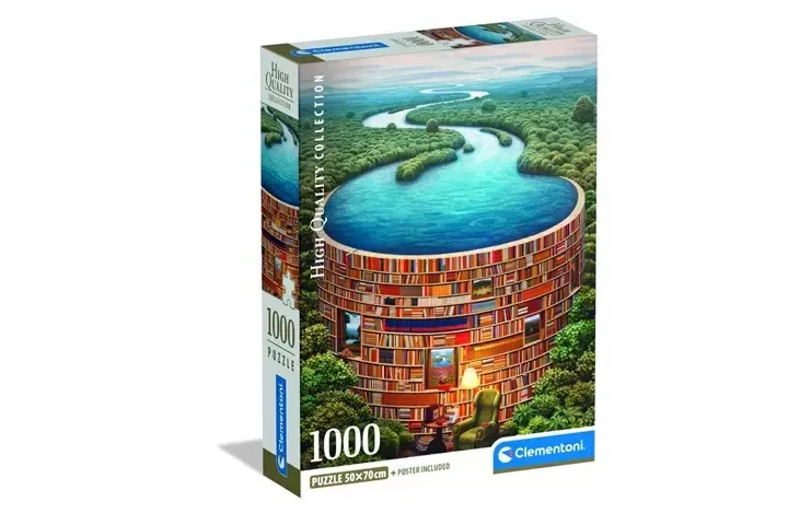 CLE puzzle 1000 Compact Bibliodame 39949 zdjęcie 1