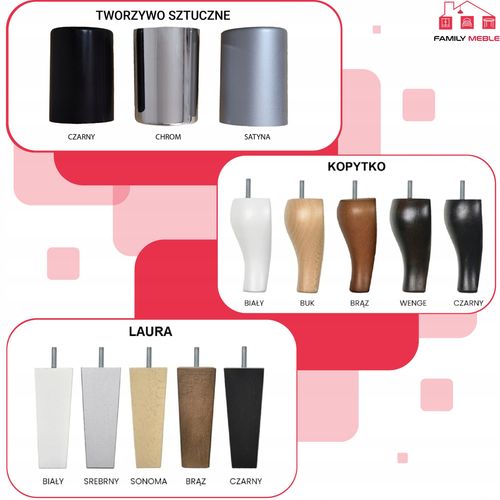 Zestaw mebli wypoczynkowy Rene wersalka kanapa fotele Bonell Family Meble na Arena.pl