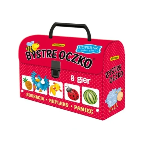 KUFEREK BYSTRE OCZKO - Zetaw edukacyjny, ADAMIGO na Arena.pl