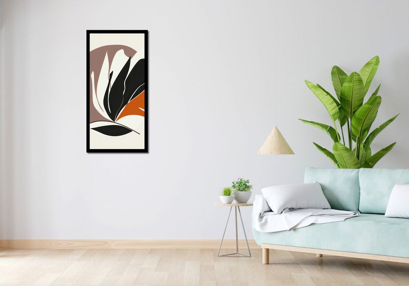 Plakat 50x100cm Elegancja Roślinna zdjęcie 4