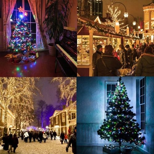 MOCNE LAMPKI CHOINKOWE LED ŚWIĄTECZNE ZEW/WEW 1000LED MULTIKOLOR na Arena.pl