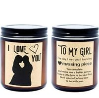 świeczki zapachowe dla par wanilia i lawenda 2szt