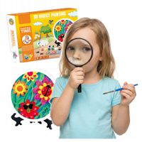 Owady kwiatki łąka podstawa gipsowa do malowania Prezent dla Dziewczynki