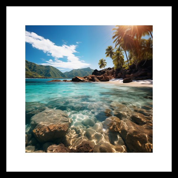 Plakat 30x30cm Odosobniony Raj zdjęcie 3