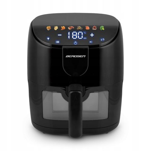FRYTKOWNICA BEZTŁUSZCZOWA AIR FRYER FRYTOWNICA 4L BERDSEN 1500W na Arena.pl