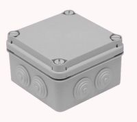 puszka pce n/t her. pusta 108x108x64mm ip55 7 dławic ev-111