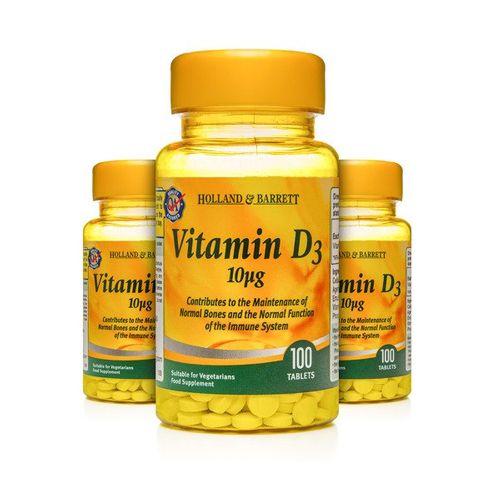 Zestaw Witamin 2+1 (Gratis) Witamina D3 10 ug 100 Tabletek na Arena.pl