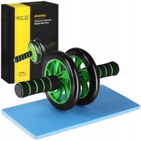 KÓŁKO ROLLER DO ĆWICZEŃ MIĘŚNI BRZUCHA ABS WHEEL ROZCIĄGANIE ROLOWANIE