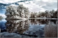 120CM 80CM OBRAZ ŚCIENNY ODBICIE WODZIE