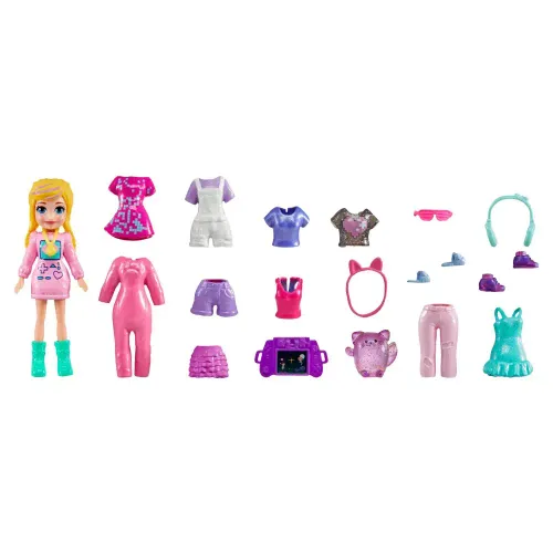 Polly Pocket. HRD60 Zestaw modowy z laleczką i akcesoriami na Arena.pl