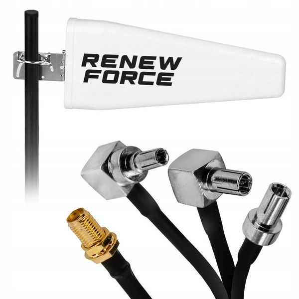 ANTENA ZEWNĘTRZNA DO ROUTERA INTERNETU DUAL 3G 4G 5G LTE ZTE HUAWEI 10m zdjęcie 6