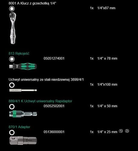 bicycle set 3 a, 40 części - w05004188001 na Arena.pl