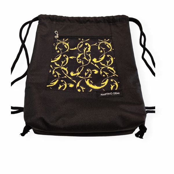 Plecak worek wodoodporny ORNAMENTY ZŁOTE zdjęcie 5