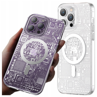 kingxbar pqy geek series magnetyczne etui iphone 14 plus magsafe