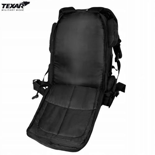 Plecak Turystyczny Taktyczny Wojskowy Duży GRIZZLY TEXAR 65L MOLLE CZARNY na Arena.pl