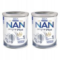 Mleko początkowe NAN OPTIPRO Plus 1 5HMO dla niemowląt od urodzenia 2x 800g
