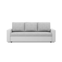 Nowoczesna kanapa, CAPERO, ekoskóra, 220x92x92, biały, szary | TYLETEGOTU