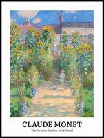 Plakat 60x80cm Design Artist Garden, Monet Vintage do Salonu