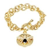 bransoletka z muchą na blaszce (b21/lat/16au-280)